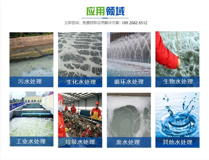 （圖：南輝水處理消泡劑應用領域）